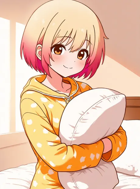 6時台のRin、パジャマ姿
